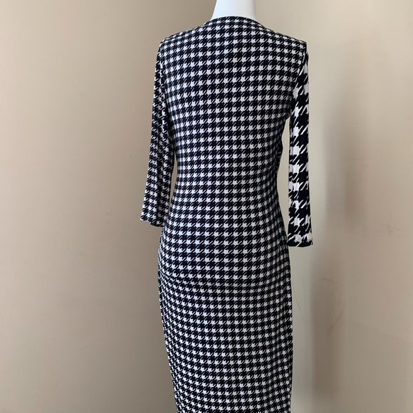 Work Dress - Houndstooth Pattern - Picture 6 of 6